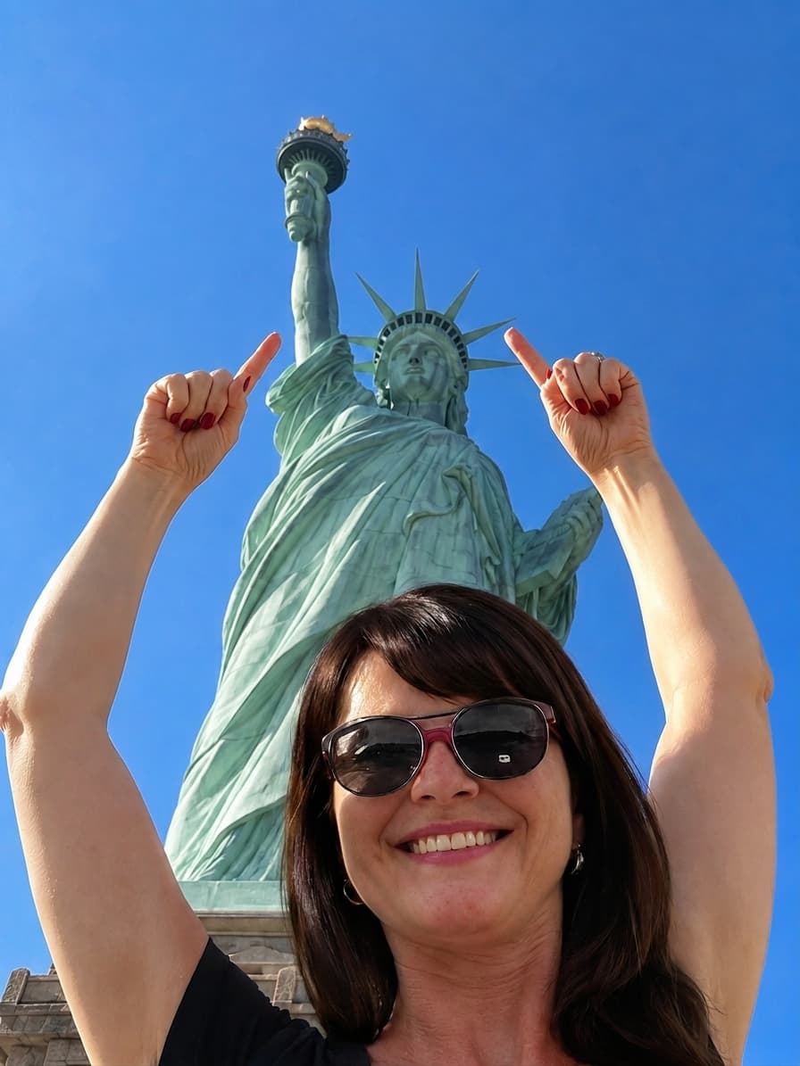 Maida White, founder of UniqueMe, standing outdoors on a clear day